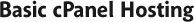 Basic cPanel Web Hosting